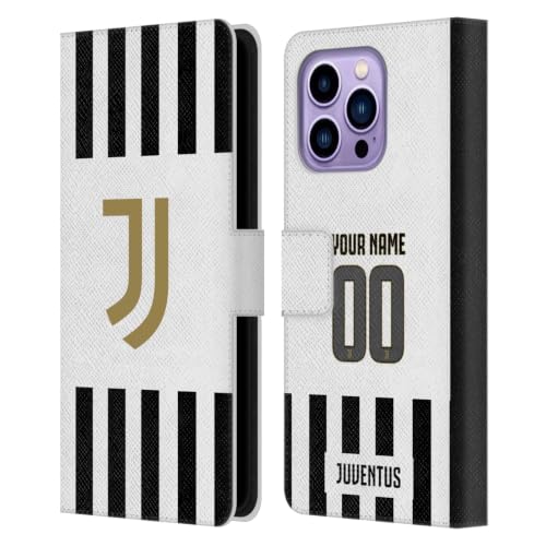 Étui portefeuille iPhone 14 Pro Max Juventus personnalisé protection cuir Maillot 2026