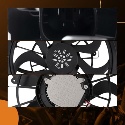 Image of maXpeedingrods Radiator Fan Assembly with Shroud for BMW G01 X3 2018-2023, G02 X4 2019-2023 2.0L, 17428487637 17118642750 75319
