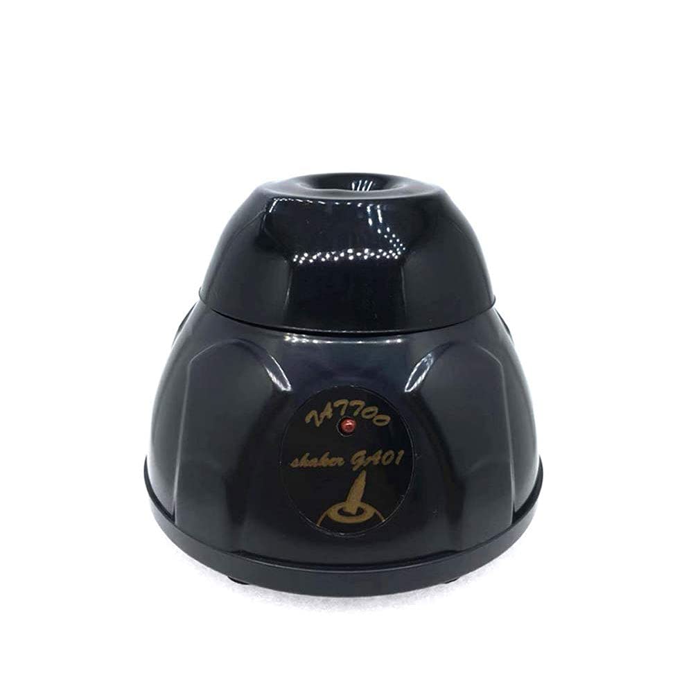 Mini mezclador Vortex, agitadores de laboratorio mezcladores de pintura negra para pintores, salones de manicura, tatuajes artistas y aficionados