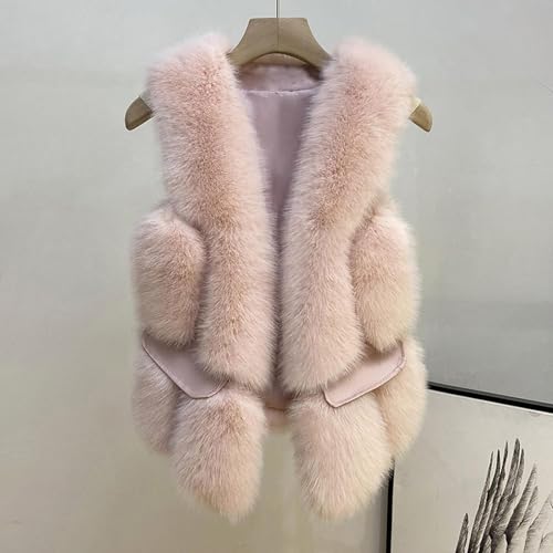 Womens Fuzzy Faux Fur Vest 2024 Trendy Sleeveless Fluffy Jacket Casual Elegant Comfy Warm Fall Winter Cardigans Coats2