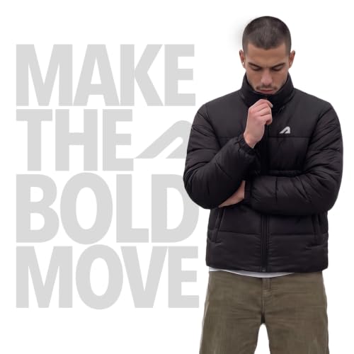 Image of Boldfit Puffer Jacket For Men Winter Wear Hooded Jackets For Men Full Sleeve Puffer Jacket for Mens Insulated Monsoon Winter Jackets