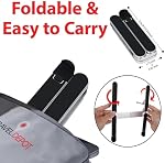 Travel Depot Support portable pour ordinateur portable, support pour bureau ergonomique 6-Levels Support d'ordinateur réglable Angles, ABS Support Riser pour ordinateur portable compatible avec tous les ordinateurs portables et iPad (10-15.6")
