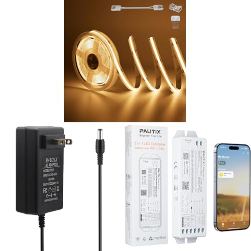Tira LED COB PAUTIX 6.1 m 3087 LEDs Blanco Cálido 2700K miniatura 1