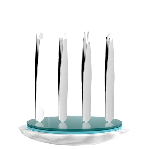 毛抜き 先斜めで ピンセット 精密 熱処理済み サンドブラスト 眉毛抜き 鼻毛 ヒゲ とげぬき 処理 男女兼用 収納ケース 毛が簡単に正確に毛を抜 (A4)