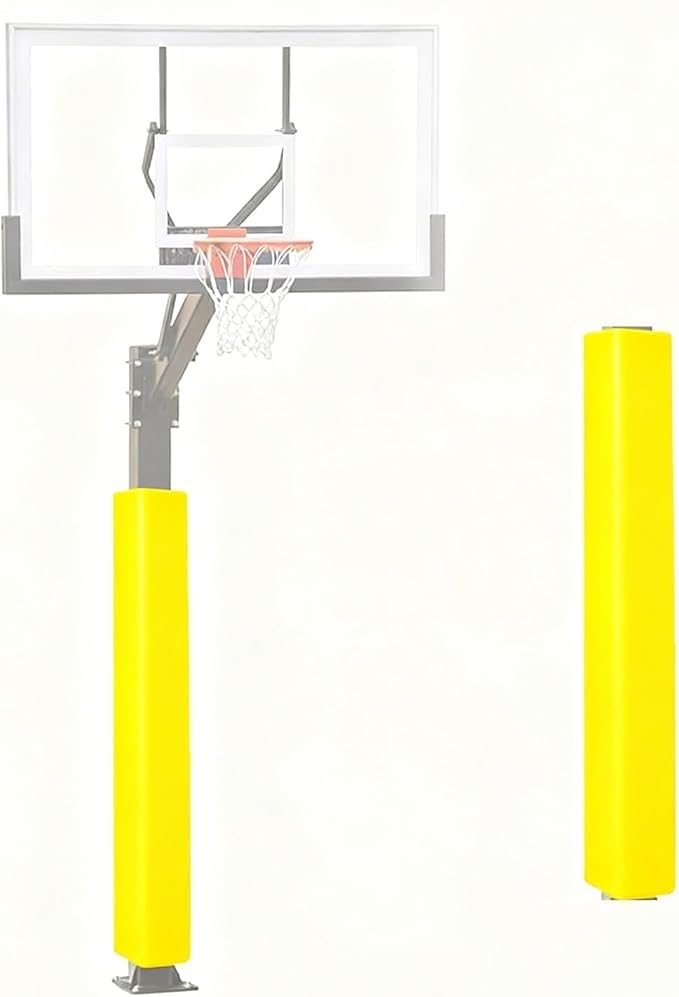 Acolchado de poste de baloncesto, protección resistente para garaje, sótano, parque infantil, diseño totalmente cerrado, ideal para seguridad y durabilidad, fácil de instalar