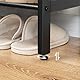 HOOBRO 5-lagiges Schuhregal, Verstellbares Schuhablage, schmal Schuhschrank, Flach und Neigbar, Stabil, Metall, Eingang, Korridor, Industrie, vintagebraun-schwarz EBF106XJ01