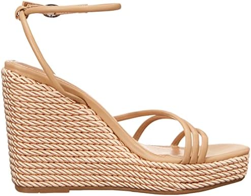 Marc Fisher womens Zeki Wedge Sandal, Wheat, 11 US | Image 5
