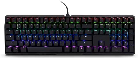 Cherry MX 3.0 S Wired Mechanical Gaming Keyboard. Aluminum Housing Built for Gamers w/MX Red Silent Switches. RGB Backlit Color Display Over 16m Colors. from The Makers of MX. Full Size. Pure White.