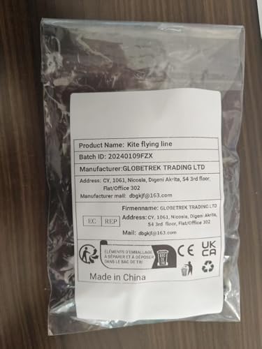 Diffaxy 100M Drachenschnur Spule, Kite Line Winder Drachenleine mit schwarzem Wickelbrett Schnurdrachen Rope, Drachenersatzteile Drachenschnur Spule Drachenzubehör für den Außenbereich