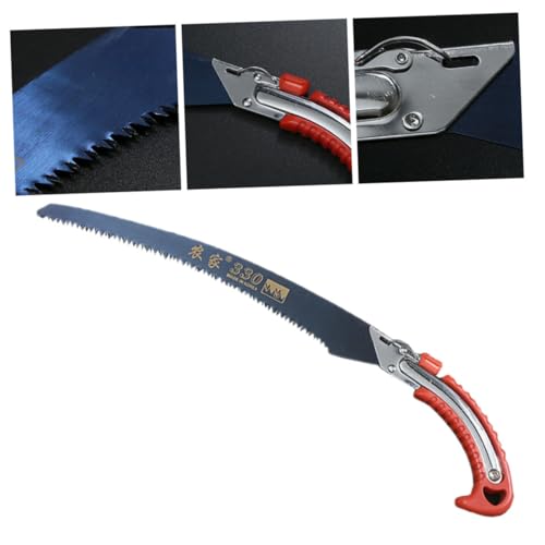 FUNOMOCYA Manual Curved Handle Pruning Saw Woodworking Saw for Tree Cutting Garden Pruning Tools
