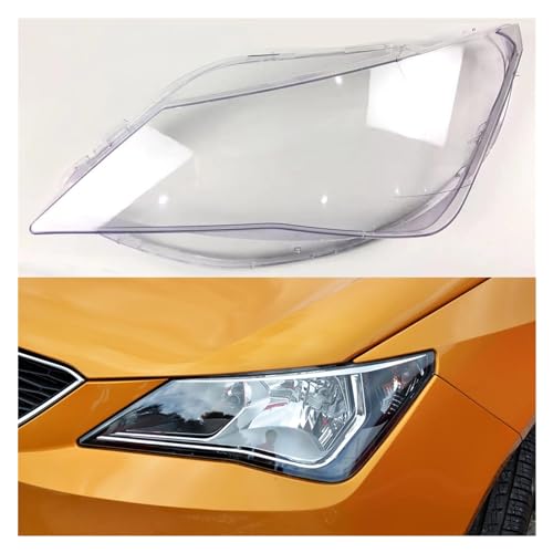 Coque lampe frontale en verre Seat Ibiza 2012-2017 phare gauche