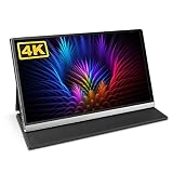 🥇【CALIDAD DE IMAGEN VIVIDA 4K 】Nuestro monitor portátil de 15.6 "4K tiene una resolución UHD 3840 * 2160. La función del panel IPS con tecnología sin parpadeo.300cd / ㎡ y 72% de gama de colores NTSC, ofrece una imagen precisa y vívida. La proporción y la frecuencia de actualización de 60 HZ muestran la imagen real del juego / escena / trabajo de manera perfecta y rápida.El ángulo de visión de 178 ° brinda un excelente contraste de color, incluso desde posiciones de visualización extremas.