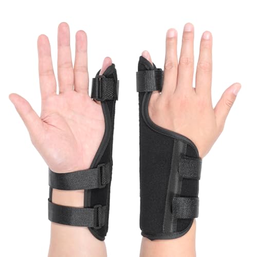 COMNICO Pinky Finger Splint Broken Pinky Finger Brace Triggers Fingers Splints for Little Brace Wrist Support for Pain Relief Boxer Fracture Broken