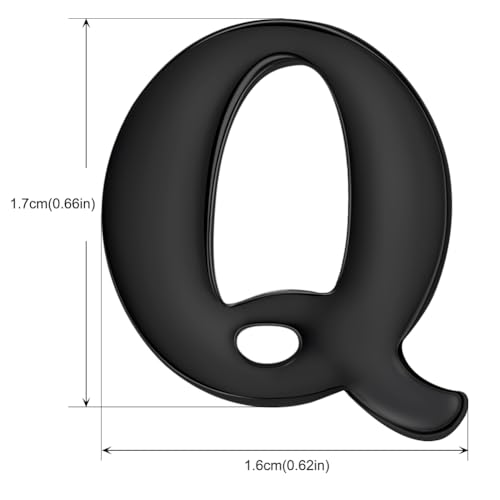 Image of HONEY BEAR Initial Alphabet Letter Lapel Pins Collar Badge Brooches for Mens /Womens Shirt Dress Decoration Black