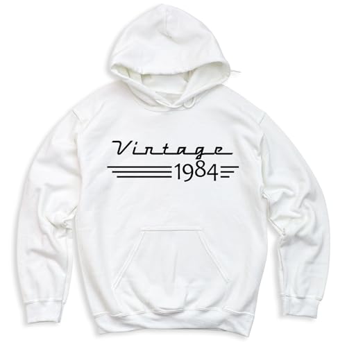 Vintage 1984 Sweatshirt, 40th Birthday Sweater, Birthday Gift for Women and Men, Retro 40 Years Old Top Outfit, Unisex Sizing Printed Sweatshirt and Hoodie4
