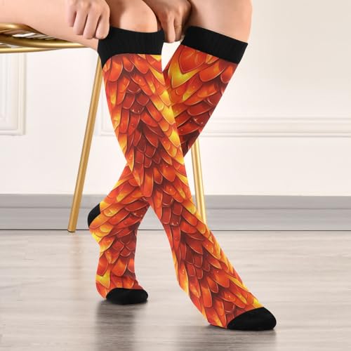 Image of Pigsaly Ceramic Mugs Coffee Cups Womens Knee High Socks Love Compression Socks Athletic Tube Sock Outdoor Sport Socks