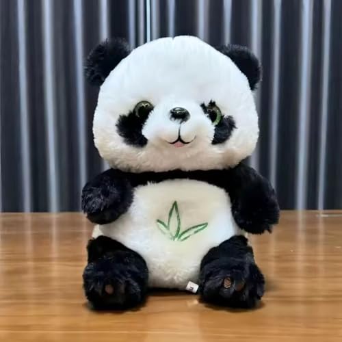 Image of Tickles Cute Bear Panda Soft Stuffed Plush Animal Toy for Kids Boys & Girls Birthday Gift (Size: 30 cm Color: Black & White)