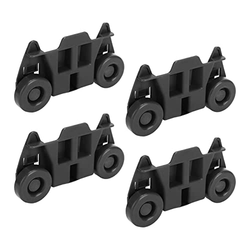 Aumotop Ruedas Inferiores para Lavavajillas, 4 Piezas Rueda para Rejilla Inferior Lavavajillas W10195416V AP5983730 Accesorios de Repuesto Cocina