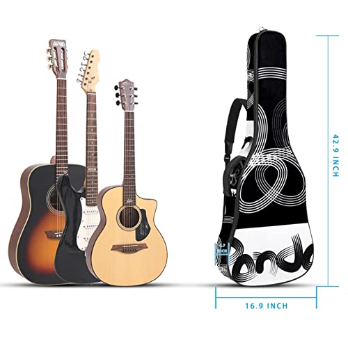 Housse de protection pour guitare acoustique Motif escargots Épaisseur 1 cm, Multicolore 02, 42.9×16.9×4.7 in… - Les Beatles, Paul McCartney, John Lennon, RIngo Starr, George Harrison Housse de protection pour guitare acoustique Motif escargots Épaisseur 1 cm, Multicolore 02, 42.9x16.9x4.7 in… – Image 6