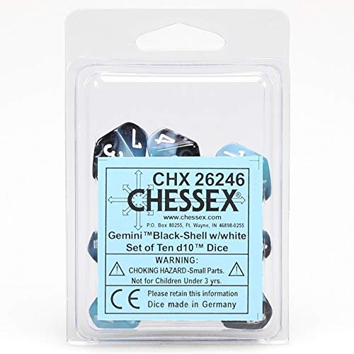 Chessex 26246 Accesorio Set de Dados D10 para Dungeons and Dragons