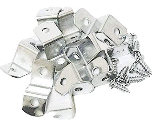 1/2" Canvas Offset Clips Heavy Duty with Screws 20 Pack