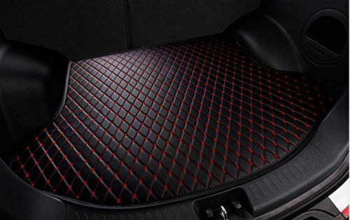 Boboo 2013 2014 2015 2016 Accord Rear Cargo Liner Tray Leather Black Red Trunk Floor Mat Cover for Honda Accord Trunk