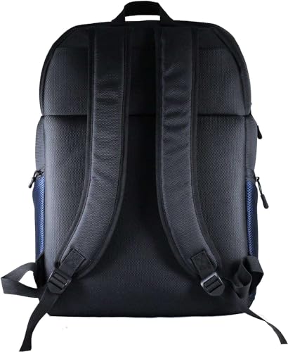 Estuche portátil rígido Navitech negro y azul compatible con HP Pavilion 570-p057na Desktop PC miniatura 3