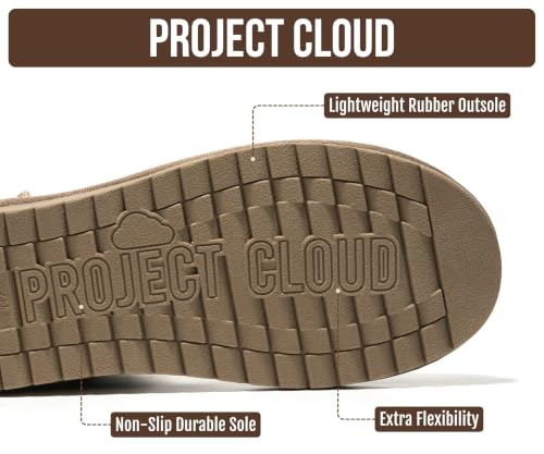 Image of Project Cloud 100% Genuine Leather Comfortable Womens Ankle Boots | Water Resistant Memory Foam Insole Winter Shoes - Trendy Footwear Outdoor Fall Shoes for Women - Winter Boots for Women