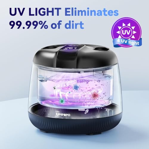 Image of Ultrasonic Retainer Cleaner Machine 48kHz, Dental Ultrasonic Care Cleaner