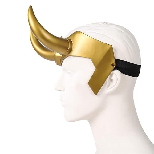 Formemory Loki Helmet With Horns Cosplay, Thor Ragnarok Loki Crown Mask Halloween Cosplay Costume (Helmet-2) #TOP2