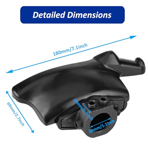 Image of Tire Machine Duck Head Dia 28mm /1.1 in Shaft Hole for Tire Changer