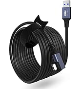 KIWI design Link Kabel Kompatibel mit Oculus Quest, 6 Meter, Schwarz