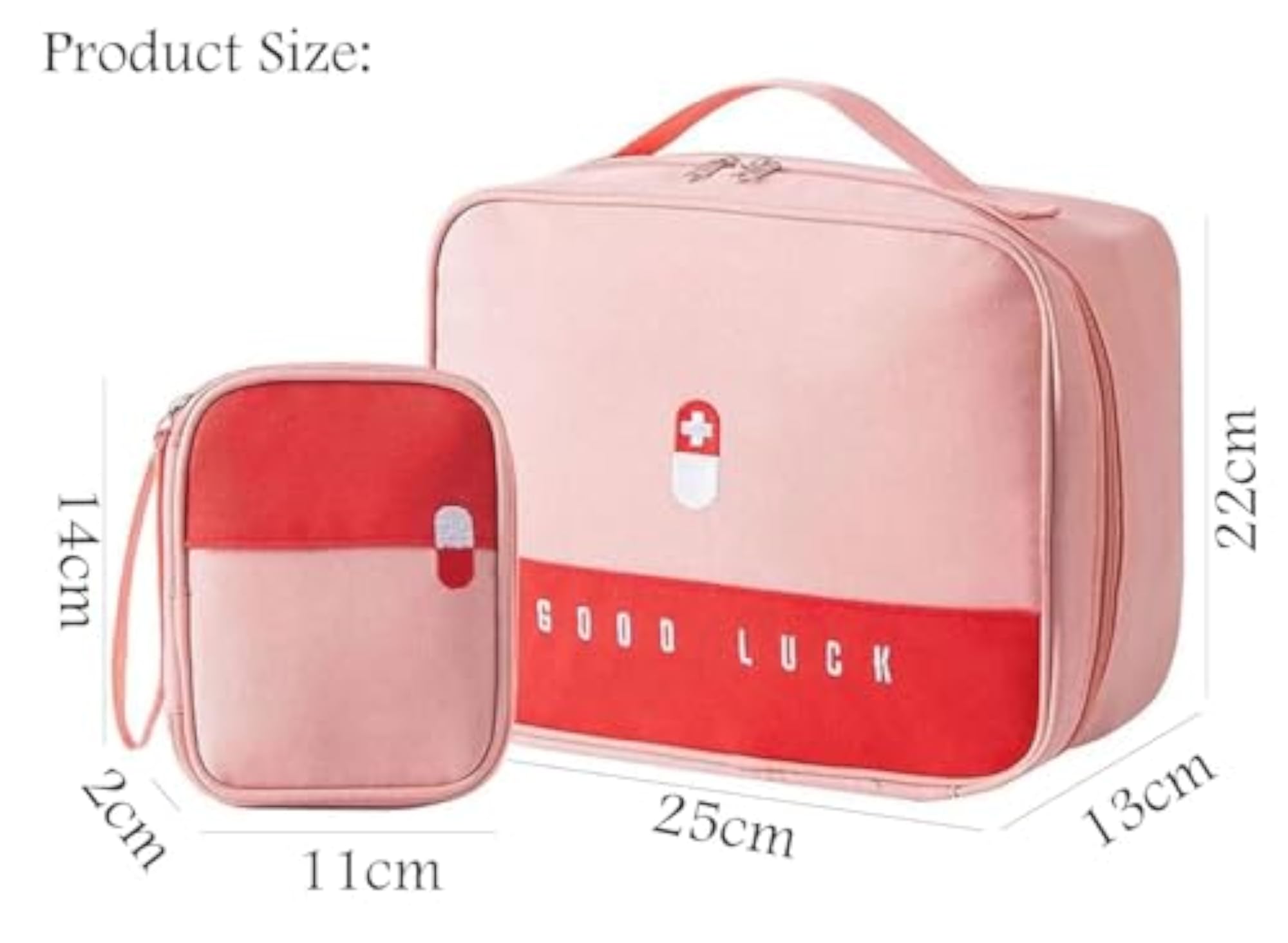 Polyester Portable First Aid Empty Kit Pouch
