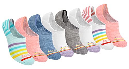 Image of Saucony Women's No Show Cushioned Invisible Liner Socks (8, 16 Pairs)
