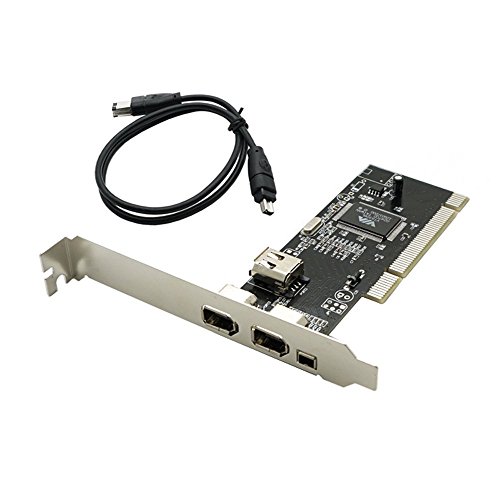 H&D Hyaline&Dora 4 Ports Firewire IEEE 1394 4/6 Pin PCI Controller Card Adapter for HDD MP3 PDA