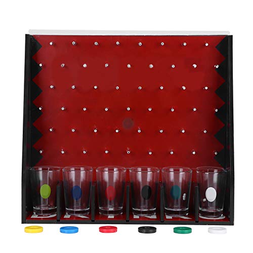 JAOCDOEN Exciting Drinking Board Game, for Party and Bars! Wonderful Party Game with 6 Glasses, Great for Bachelor Cocktail Parties. Interactive Game with Friends Family, Ideal for