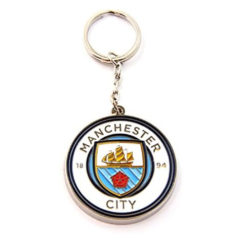 Manchester City Football Club Keyring New Logo Gift for any Occasion Cover