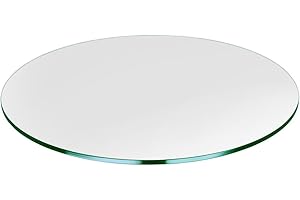 30-Inch Round Tempered Glass Tabletop: Perfect for Modern Living and Dining