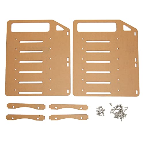 3.5in Hard Drive Bracket, Desktop Transparent Acrylic Hard Drive Bracket, DIY 3.5in Hard Disk Shelf HDD Cage (6 Layers)