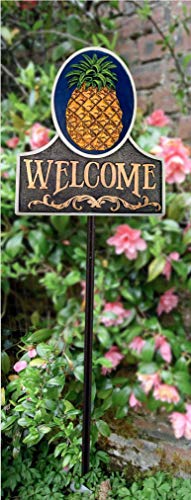 Spoontiques Lily Pad Gartenstecker – Gartendekoration – dekorativer Pfahl für Rasen und Hof – Mehrfarbig