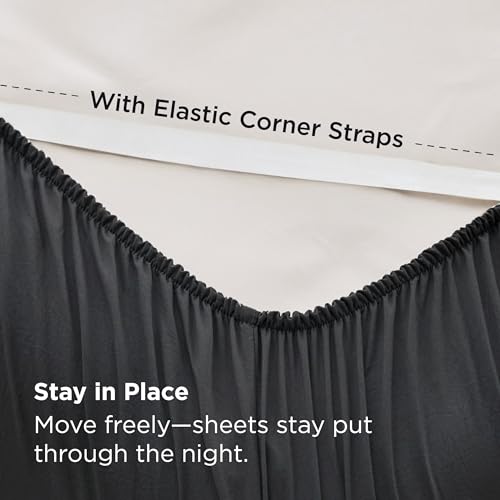 Image of Bedsure Full Size Bed Sheets, 6 Piece, Prewashed Ultra-Soft, 18-inch | Extra Deep Pocket, Breathable, Secure Fit, Hotel Luxury Bedding, Dual Side Pockets, Fade Resistant, For Air Mattress