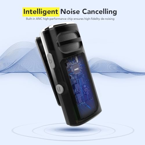 Image of UTECTION by VOOK Wireless Mic with AI Noise Cancellation - Clip-On Collar Mic for iPhone & Android | 40H Battery, 30m Range, Type-C Charging | Mic Wireless for YouTube, Vlogging & Video Recording