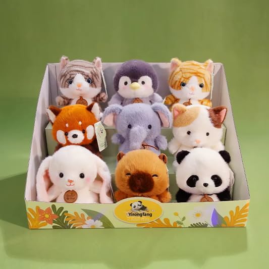 Image of SCOOBA Soft Toys Pack of 3 Random Animals Triple Fun Trio Fragrance Soft Toy (Pack of Assorted 3 Soft Toy)