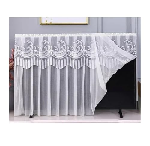 Housse protection pour TV anti poussière dentelle sans démontage grand écran 170x99 - 2