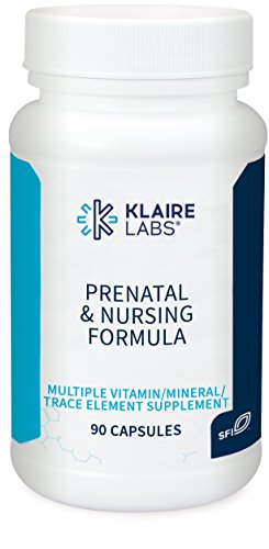Klaire Labs Prenatal & Nursing Formula - Multivitamin & Multimineral with Chelated Iron