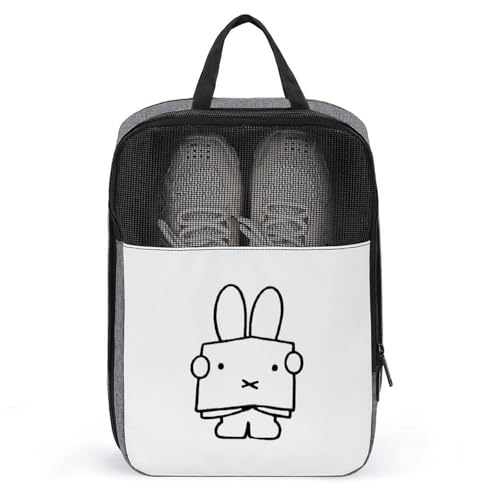 ミッフィー シューズバック トレニンーグバック シューズ収納 靴入れ 部活 スパイクケース 野球 シューズ入れ 通気性 軽量 持ち手付き 持ち運び ジム ゴルフ ジョギング おしゃれ かわいい