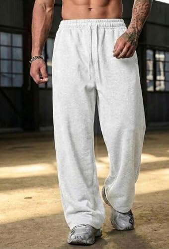 Image of dockstreet Track Pant for Men || Baggy Fit || Track Pants || Full Elastic Jogger Track Pant || 100% Cotton