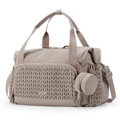 mommore wickeltasche Kinderwagen, Diaper Bag geräumige Reise-Wickeltasche, Kliniktasche Geburt, Mommy Bag Babytasche mit Schnulleretui