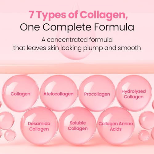 Image of K-SECRET SEOUL 1988 Collagen Boosting Serum | Deeply Hydrating Serum with 7-Type Collagen Complex, Niacinamide, Ceramide NP, and Red Ginseng | Korean Skincare, 30ml / 1.01 fl oz