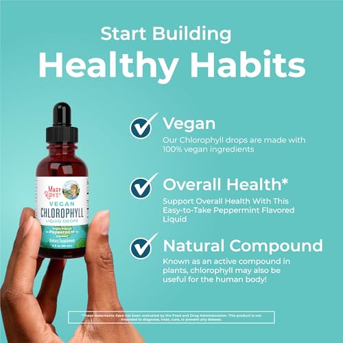Maryruth Organics 562 Chlorophyll Liquid Drops, Clean Label Project Certified®, Vegan, Non-Diluted Liquid Chlorophyll| Mulberry Derived Supplement thumb #1